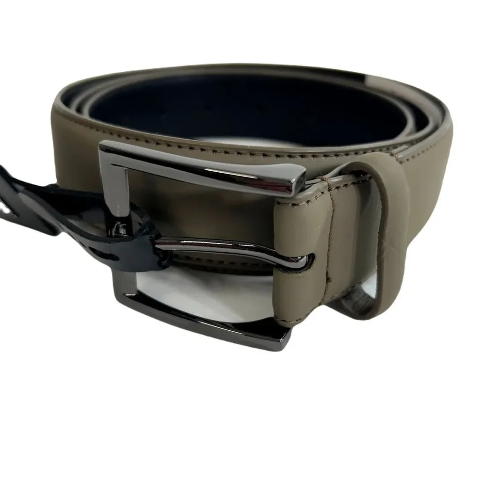 Alfani Rubberized Faux Leather‎ Belt Mens XL 42-44 Taupe
